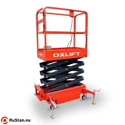 Ножничный подъемник QX-030-048 OXLIFT 300 кг 4,8 м фото №1