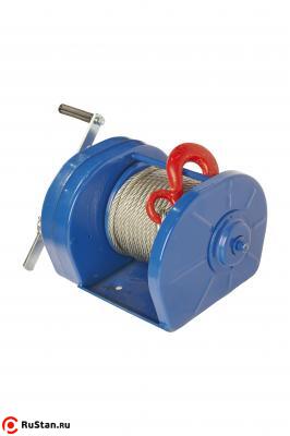 Лебедка ручная барабанная с тросом 3000кг 40м с храповым механизмом TOR JHW фото №4 Лебедка ручная барабанная с тросом 3000кг 40м с храповым механизмом TOR JHW фото №4