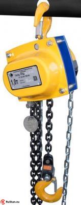 Таль ручная шестеренная цепная стационарная ТРШСп 1,0 т 3 м фото №1