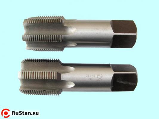Метчик G   3/4" 9ХС трубный цилиндрический, ручной к-т из 2-х шт. (14 ниток/дюйм) DIN 5157 "CNIC" фото №1