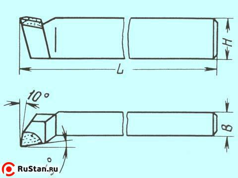Резец Подрезной отогнутый 40х25х200 ВК8 фото №1 Резец Подрезной отогнутый 40х25х200 ВК8 фото №1