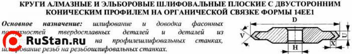 Круг алмазный 14ЕЕ1Х(плоск. 2-хстор.конич.профиль)125х6х3х5х32х45град АС4 80/63 В2-01 100% 24,1 карат фото №1 Круг алмазный 14ЕЕ1Х(плоск. 2-хстор.конич.профиль)125х6х3х5х32х45град АС4 80/63 В2-01 100% 24,1 карат фото №1