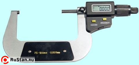 Микрометр Гладкий МК-100   75-100 мм (0,001) "CNIC" электронный (480-520) фото №1