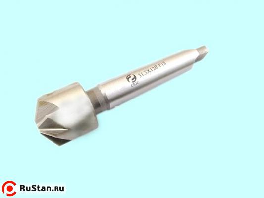 Зенковка d40,0х 35х150 конус 120° Р18 к/х Z=8 КМ3 DIN335B "CNIC" фото №1