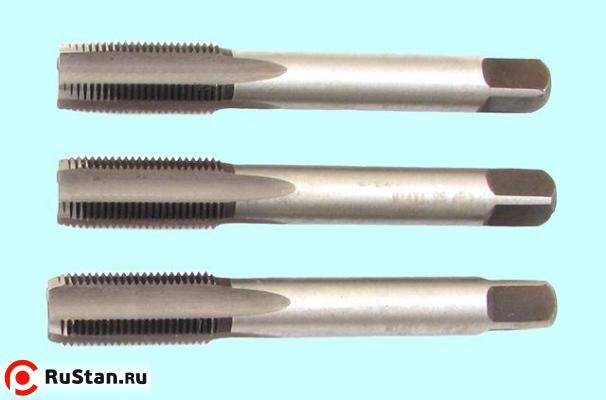 Метчик М10,0 х 1,25 ручной, к-т из 3-х шт. "CNIC" фото №1