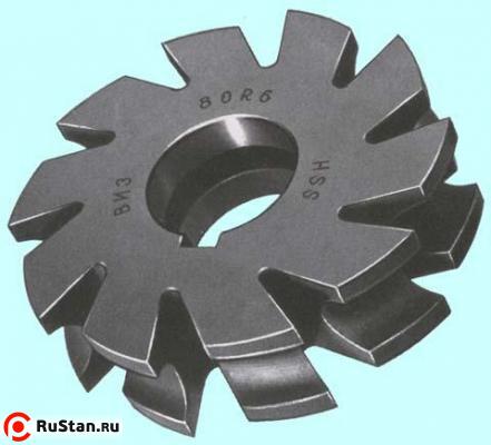 Фреза Вогнутая 125х40х32 R12,0 Р6М5 Z=10  тип2 фото №1