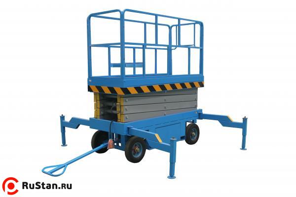 Подъемник ножничный передвижной 1500 кг 
10 м TOR SJY-1,5-10AC (от сети) (Y) фото №1