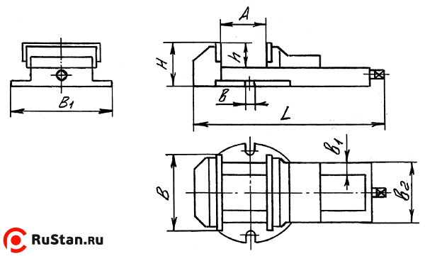 Станочные тиски неповоротные ГМ-7212-Н-02 125мм фото №2 Станочные тиски неповоротные ГМ-7212-Н-02 125мм фото №2