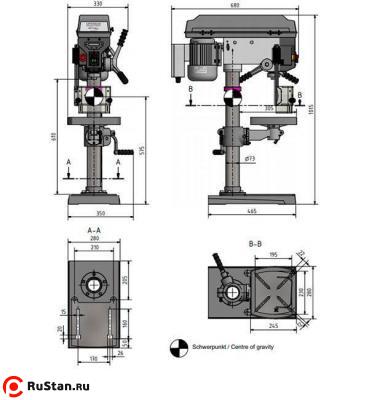 Настольнo-сверлильный станок OPTIdrill D 23PRO фото №3 OPTIdrill D 23PRO фото №3