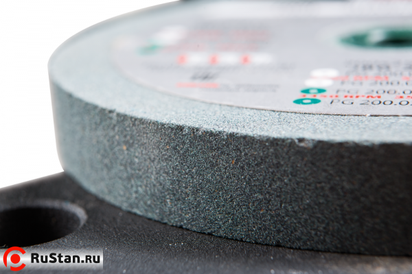 Круг для точила 200x25x16 мм, 120G, зеленый фото №2 Круг для точила 200x25x16 мм, 120G, зеленый фото №2