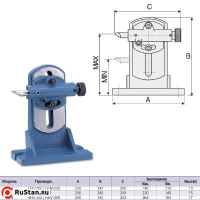 Стол поворотный горизонтально-вертикальный HHV-150 - фото 1 фото №3 HHV-150 фото №3