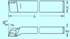 Резец Проходной упорный отогнутый 20х12х120 Т15К6