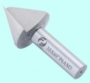 Фреза угловая - зенковка d  6,0х 7.0х 45 конус  60° dхв=5мм Р6АМ5 ц/х Z=1 DIN334 