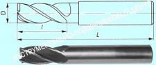 Фреза Концевая d22,0х 75х141 ц/х Р6М5  Z=6