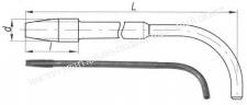 Метчик Гаечный М 8 (1,25) Р6М5 с изогнутым хвостовиком